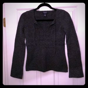 Lambs wool tunic sweater